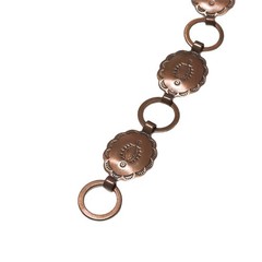Copper Bracelet 7″ Concho Southwestern Rustic Americana Cowgirl Boho Rodeo VTG