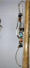 Neutral Vtg 17Pc Lot Jewelry Modern Tiger Eye Gems Gold Tone Christophe Poly