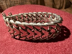 BRACELET – VINTAGE – STERLING SILVER 950 – MEN – WOMEN – 158.76 GRAMS- LINK