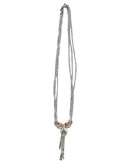 Vintage Trifari Necklace Lot 2 – Faux Jade Carved Bead Pearl & Bow Enamel Tassel