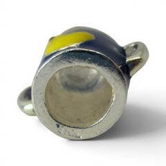 Sterling Silver Blue Sippy Cup Charm for Bracelet Its a Boy Gender Reveal Gift