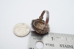 Vintage Sterling Silver 925 Carnelian Ring Size 7.75
