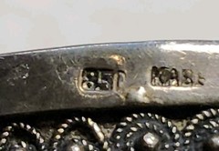 Vintage Berber Bracelet Kabe 850 Silver Morocco