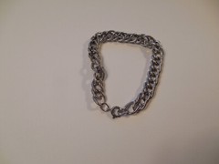 Nice Spencer sterling silver textured charm bracelet no charms 7″