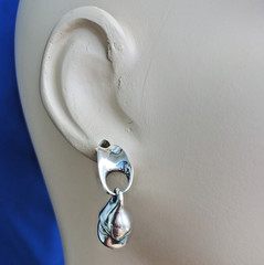 ORIGINAL Designer 925 Sterling Silver Dangle Drop Earrings Jewelry Gift Woman