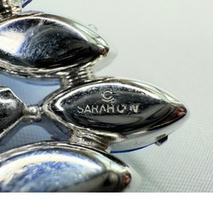 Vintage 1964 Sarah Coventry Blue Lagoon Brooch by D&E Juliana Book Piece