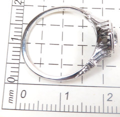 Antique Art Deco 1920’s Diamond Engagement Ring 18KW Size 6 UK-L1/2 EGL USA
