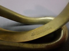 VINTAGE S C SAUSALITO CRAFTSWORKS BRASS FLORAL DESIGN CUFF BRACELET – ANCHOR