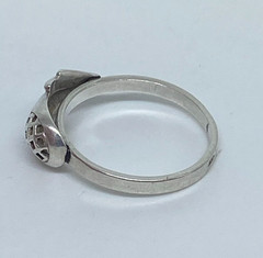 Vintage rings made of 925 silver, Size 8.5 . Weight 2.46 g.Jewelry from Ukraina