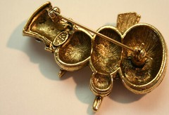 Vintage Weiss Designer Signed Snowman Brooch
