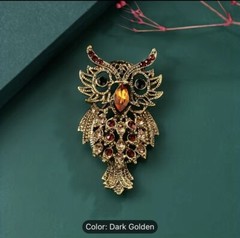 Owl Brooch Pin, Vintage Owl Pin Brooch For Men, Elegant Gift Ideas
