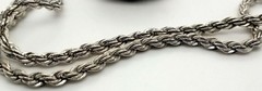 Vintage 925 Sterling Silver Modernist Black Onyx Pendant Necklace 20.1 Grams