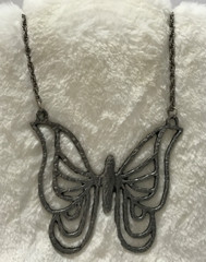 Vintage Butterfly Jewelry Lot Bracelet,Pendant ,Pin, Necklace