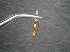 Kangaroo Australia Vintage Goldtone SHORT Stick Pin Lapel Pin