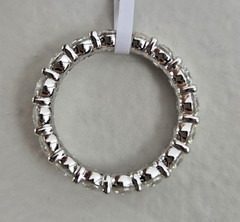 Round 4.8 CT Moissanite Full Eternity Band Stackable size 7