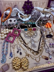 Vintage Estate Costume Jewelry Lot! AVON, MONET and more!