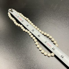 Vintage Carolee Mid Century Double Knotted Signed “Jackie O” Necklace Faux Pearl