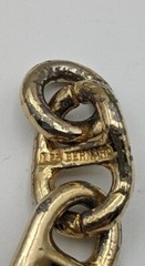 Vintage Les Bernard Gold Tone Mariners Link Chunky Bracelet