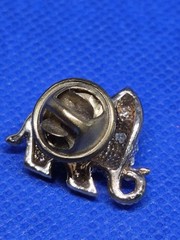 Beautiful Elephant Lapel/ Pin Gold Tone With Stones. I welcome offers