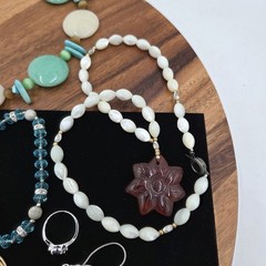 Estate Jewelry Asst Lot Of 30 Items Silver- Turquoise-Rings-Necklaces VTG #4 Set