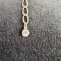 Vtg Black Clear Rhinestone Floral Silver Chocker Necklace Whimsygoth 90s Y2K