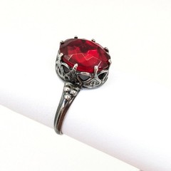Vintage Luxury Soviet RING Silver⭐875 stamp Star USSR -size: 8US (18.5mm) UA #97