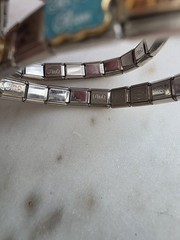 Y2K Italian Charm Bracelet DOUBLE ROW 9mm D’LinQ, Uberry, B’linQ, DISNEY