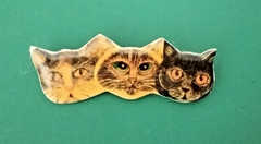 Handmade Cat Brooch (124 – 1837)