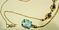 VTG Jewelry Lot :Cubic Zirconia- 925 CM, Victorian Prehnite , Tourmaline