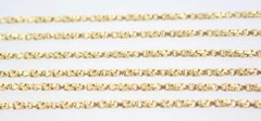 Pretty Vintage 24” Solid 18K Yellow Gold 1mm Square Belcher Chain Necklace 4.7g