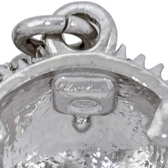 Vintage Sterling Silver 925 Hedgehog Pendant Necklace 15.5″-17.5″