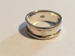 Vintage Sterling Silver, 0.925, Ring, sz 6.5