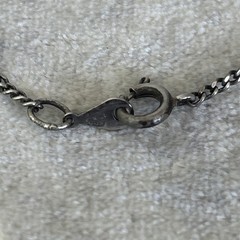 Vintage Hecho En Mexico Sterling Silver Chain Necklace 20 1/2” 3.8G