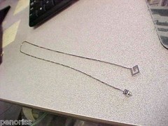 Gucci 18k White Gold Sliding “G” Necklace with Box & COA One size fits all