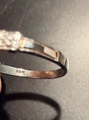 art Deco 7 Stone Single Cut diamond 14k band wedding estate antique ring