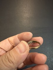 Antique 14K Yellow Gold Diamonds Ring Size: 5.25