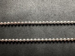 5.11g Vintage Sterling Silver 925 Ball Bead Chain Necklace 30 in M