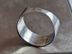 Vintage men’s ring sterling silver 925 Size 10 Weight 4.97 g. Ukrainian jewelry.