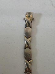 Vintage FAS Sterling Silver 925 XO Hugs and Kisses Bracelet