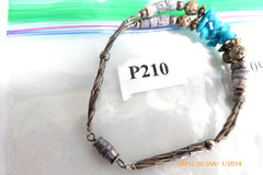 VINTAGE OLD PAWN SILVER , TURQUOISE & SODALITE BRACELET