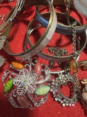 Vtg Estate Jewelry Lot Avon Monet Napier Lisner Marcella MOP
