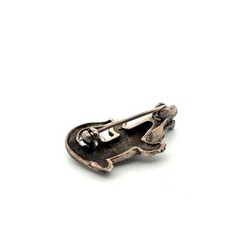 Vintage 925 Sterling Silver Marcasite Alligator Brooch/Pin 6.9g