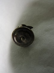 Antique Silver Moslem Temple Pin with Small Diamond Berkley Co. Detroit