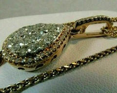 Round Cut Lab Created Diamond Woman’s Purpose & Love Gift 14K Yellow Gold Finish