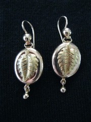 Vintage Gold Earrings 14K (583) and 18K (750) Made in Former USSR Weight 5.9g
