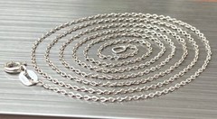 NOT AVAILABLE ! 925 19” READ ! Dainty Link Sterling Silver Necklace Chain