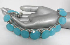 Coldwater Creek Riviere Necklace Anna Wintour Blue Crystal Collar Vogue Editor
