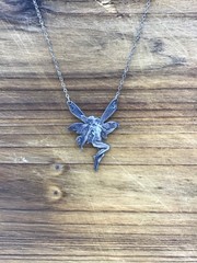 Sterling Silver Wood Nymph Fairy Necklace