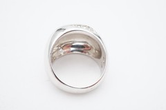 Vintage Sterling Silver 925 Black Onyx CZ Ring Size 7.5