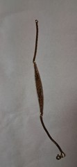 Vintage Multi Color 14k Gold Bracelet 7 1/4 Inches 5.3 Grams Lovely Retro Piece